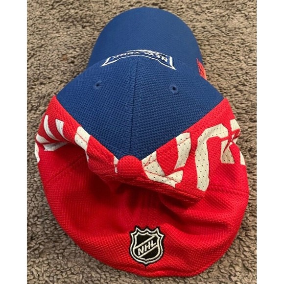 Reebok NHL Center Ice Authentic Collection New York Rangers Fitted Hat L / XL - Picture 3 of 4